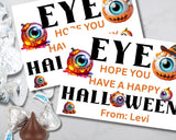 Eye Halloween Canva Template Bag Topper Printable
