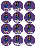 Mira the Royal Detective Printable Cupcake Toppers
