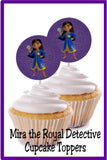 Mira the Royal Detective Printable Cupcake Toppers