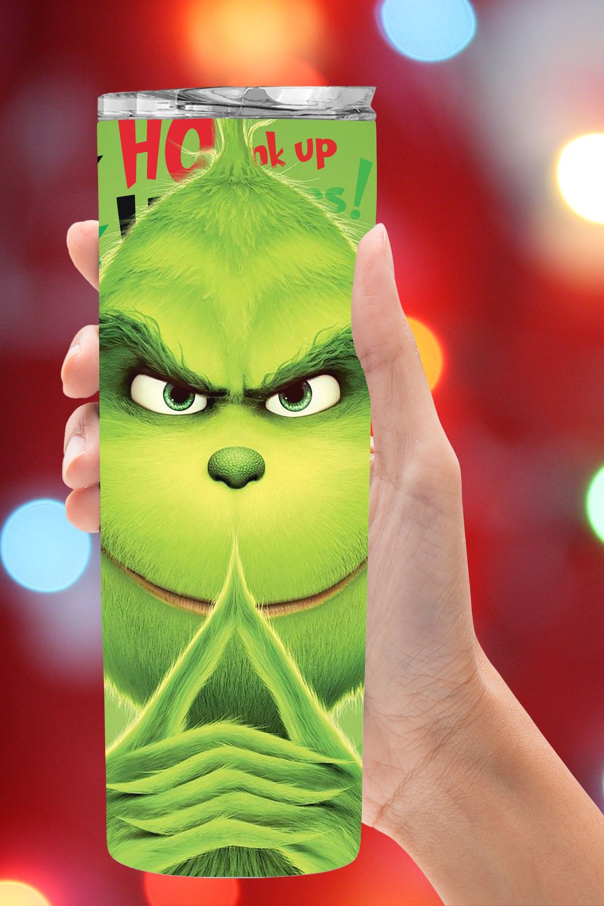 Naughty Grinch Christmas Tumbler *119