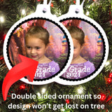 School Year Photo Christmas Ornament