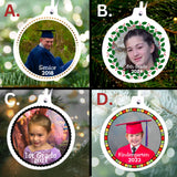 School Year Photo Christmas Ornament