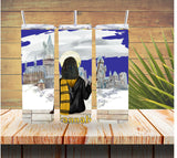 Hufflepuff Wizard Personalized Tumbler