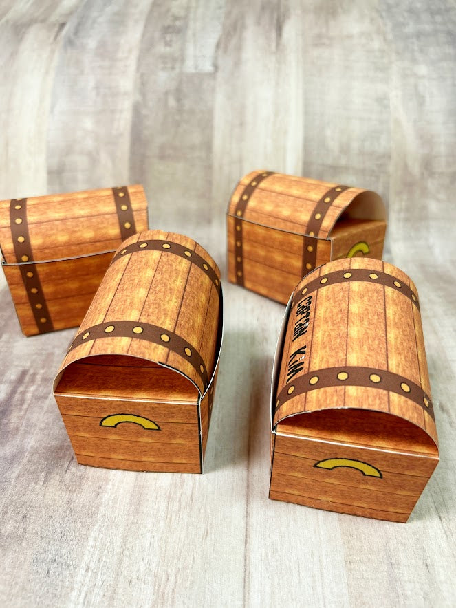 Pirate Chest Printable Favor Box – DIY Party Mom