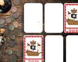 Pirate Memory Matching Game Printable