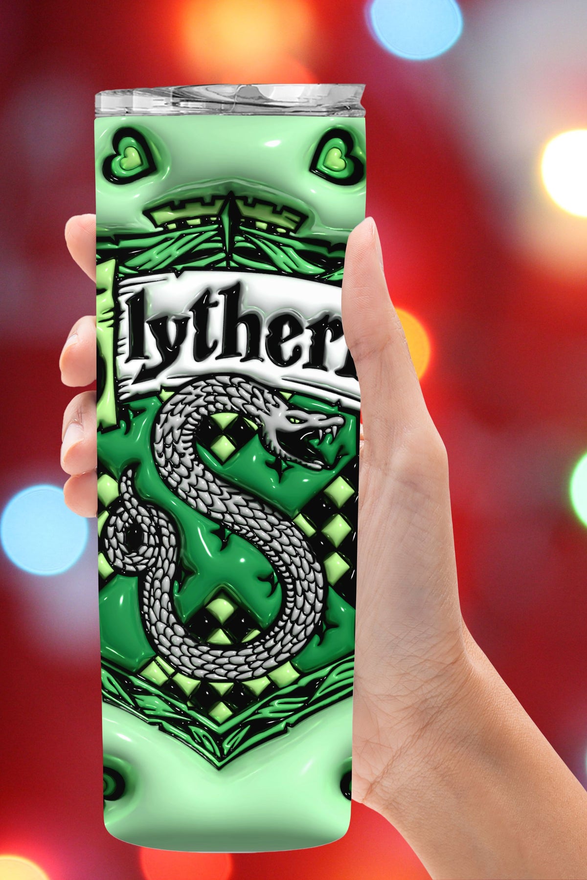 Puffy Slytherin Harry Potter Tumbler *223