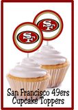 49ers Cupcake Topper Printable