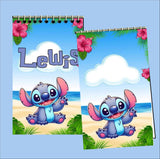 Stitch Personalized Notebook Party Favor