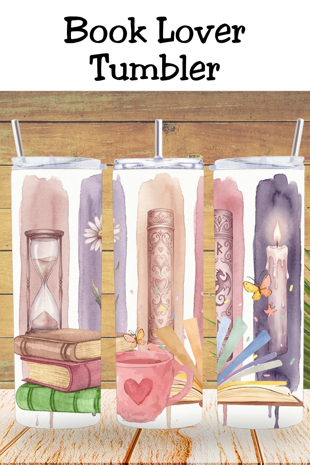 Fantasy books, stacked novels, cozy vibes, and coffee in hand ✨ This just one more chapter tumbler design is perfect for book lovers who adore bookish art, reading rituals, and dreamy fantasy aesthetics.