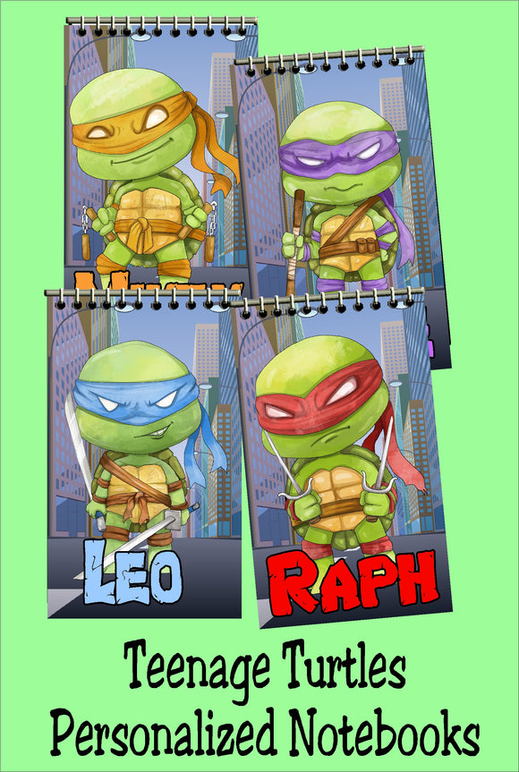 Teenage Mutant Ninja Turtles Personalized Notebooks