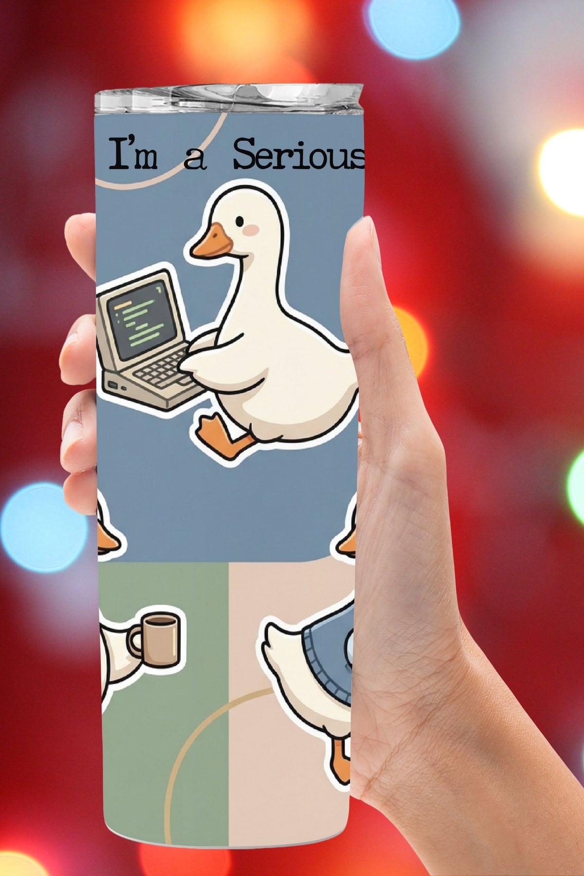 Today I’m a Serious Goose Office Tumbler *858