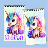 Baby Unicorn Personalized Notebook Party Favors