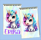 Baby Unicorn Personalized Notebook Party Favors