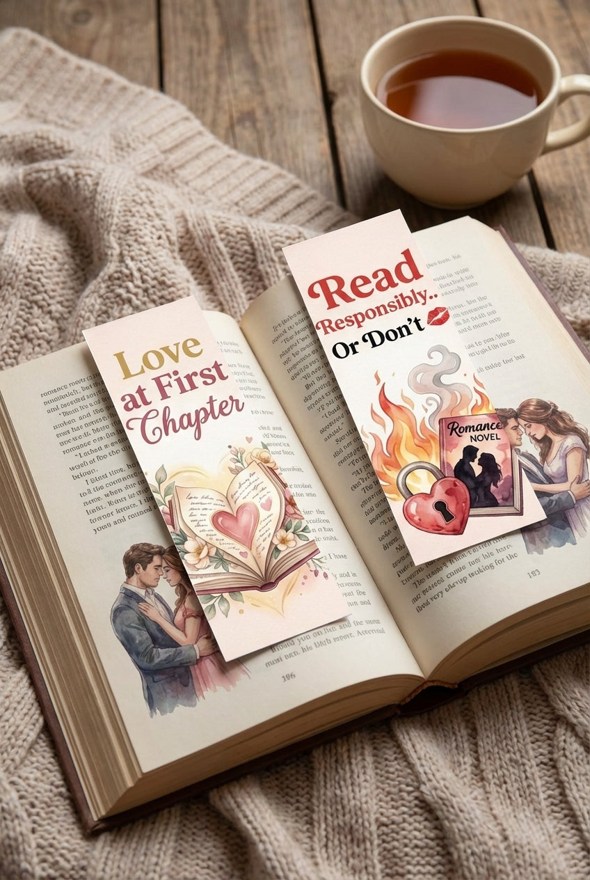 Valentine Smut Bookmarks – Printable Bookish Bookmark