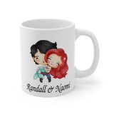 Little Mermaid Couple Fairy Tale 11 oz Ceramic Mug