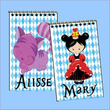 Alice in Wonderland Personalized Party Favor Notebooks