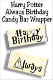 Harry Potter Candy Bar Wrapper Printable Set