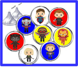 Avengers Kiss Label Printable