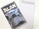 Baby Yoda Personalized  Notebook