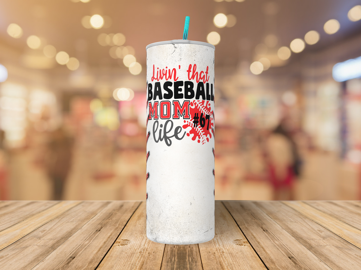 Living That Baseball Mom Life 20oz Tumbler