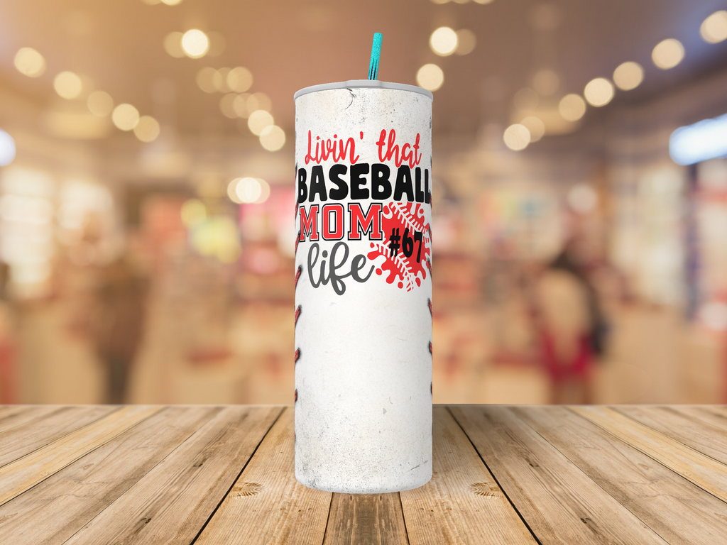 Baseball Mom Tumbler – Imperfectly Perfect Crafts