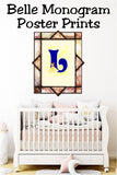 Belle Monogram Print
