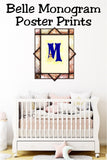 Belle Monogram Print