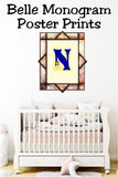 Belle Monogram Print