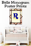 Belle Monogram Print