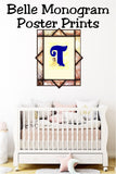 Belle Monogram Print