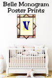 Belle Monogram Print