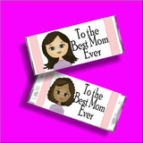 Best Mom Mothers Day Candy Bar Wrapper