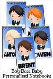 Baby Boss Personalized Notebook Party Favors