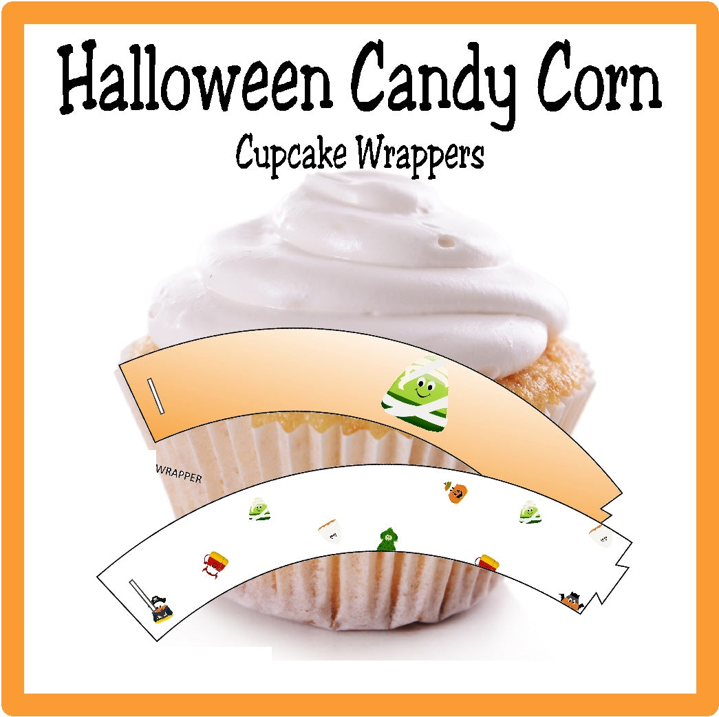 Candy Corn Cupcake Wrappers