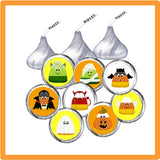 Candy Corn Halloween Kiss Label Printable