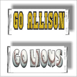 Cheerleader Personalized Candy Bar Wrapper