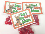 Very Cherry Christmas Bag Topper Printable