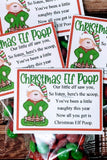 Christmas Elf Poop Bag Topper Printable