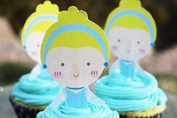 Cinderella Cupcake Topper Printable – DIY Party Mom