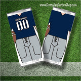Cowboy Football Candy Bar Wrapper