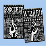 Dungeons and Dragons Character Notebooks