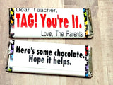Dear Teacher Printable Candy Bar Wrapper