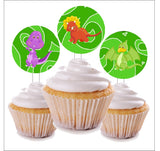 Dinosaur Cupcake Topper Printable
