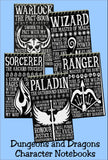 Dungeons and Dragons Character Notebooks