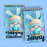 Easter Gnomes Personalized Notebook Basket Stuffers