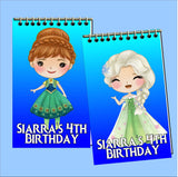 Frozen Personalized Mini Notebooks Set 4