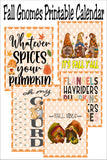 Fall Gnomes Printable Planner Pages