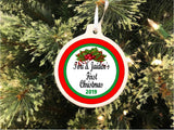Family's First Christmas Ornament