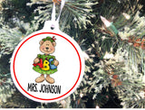 Teacher Personalized Christmas Ornament