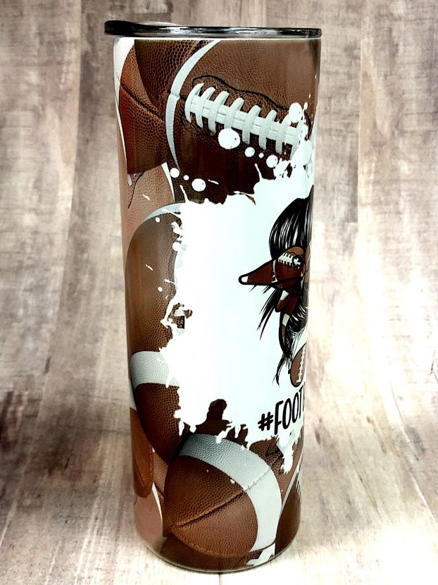Football Mom 20oz Tumbler *158